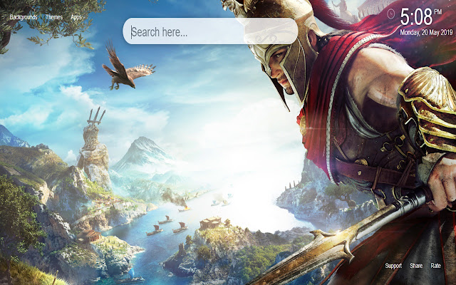 Assassins Creed Odyssey Wallpaper HD New Tab