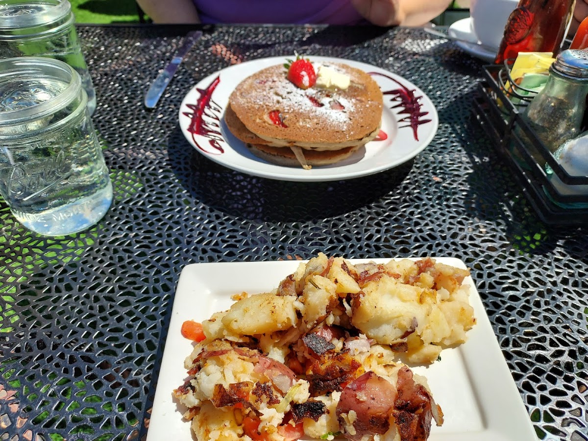 Rosemary Potatoes + GF/Vegan Pancakes