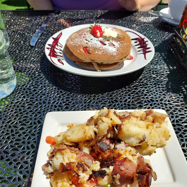 Rosemary Potatoes + GF/Vegan Pancakes