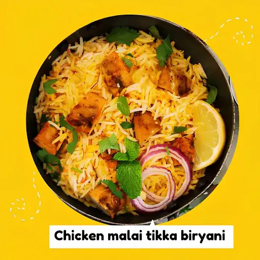 Chicken Malai Tikka Dum Biryani( 100% Delhi Taste)