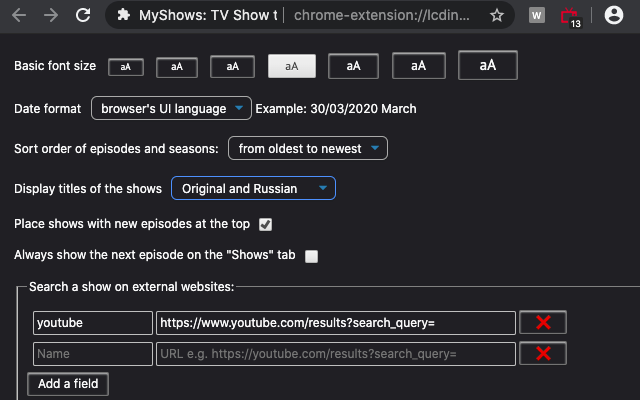 MyShows: TV Show tracker Preview image 5