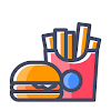 Burgers & More, Lakshmipuram, Guntur logo
