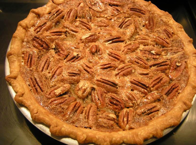 Just Took Our Pecan Pie Out Of The Oven. One Of Our Thanksgiving Desserts For Tomorrow.  