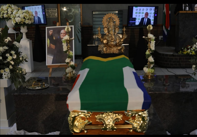 Struggle stalwart Swaminathan Gounden was given an official provincial funeral on Thursday.