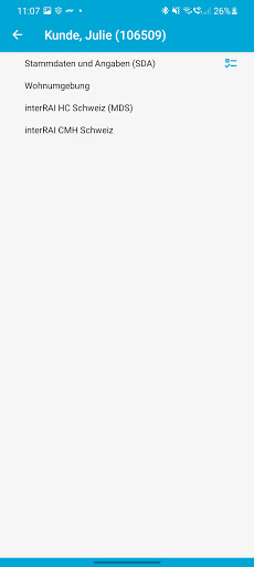 Screenshot SHC RAI Mobile