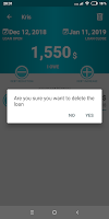 Debts - Your pocket loan manag Screenshot