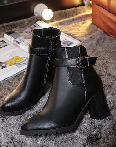Botas de tacón alto de primavera y - 3
