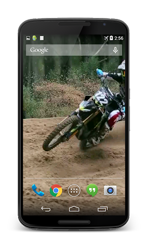 Screenshot Moto Racing Live Wallpaper