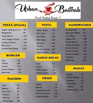 Urban Baithak menu 2