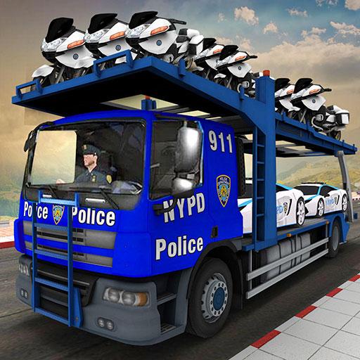 Bike Robot Police Truck Sim icon