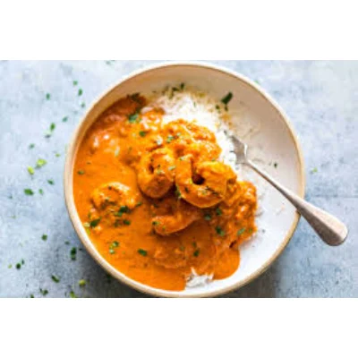 Prawn Curry (4 Pcs) + Rice