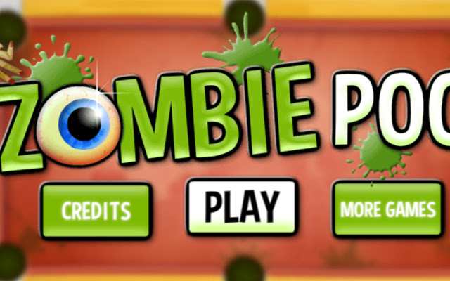 Zombie Pool Game chrome extension