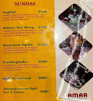 Amar Bar and Restaurant menu 2