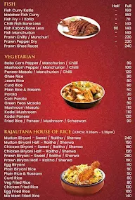 Rajautana Family Restaurant menu 2