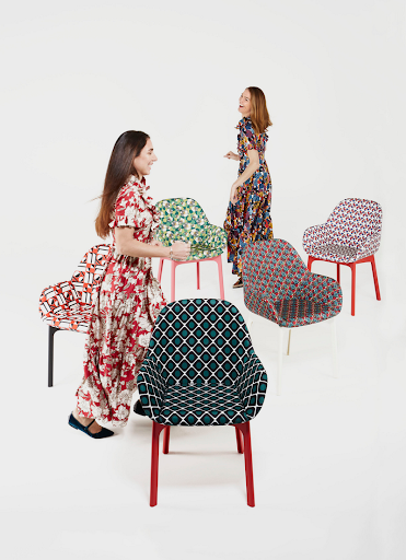 Kartell x La DoubleJ Assorted Patterned Armchair