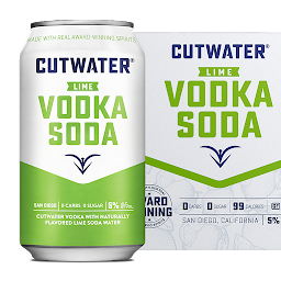 Cutwater Vodka Soda with Lime 