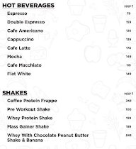 Body Power Cafe menu 1