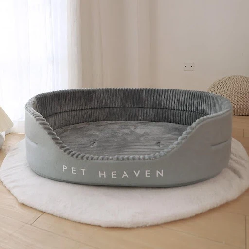 Autumn Winter Dog Bed Removable Washable Kennel Pet Large Sofa Plus Velvet Thick Deep Sleep Cushion Puppy Mat Dog Access