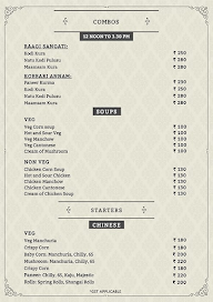 Tilaks Kitchen menu 2