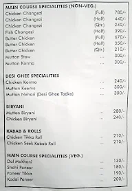 Changezi Chicken menu 6