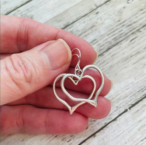 Title 4, Love Heart-shaped Retro Distressed Coin Color M...