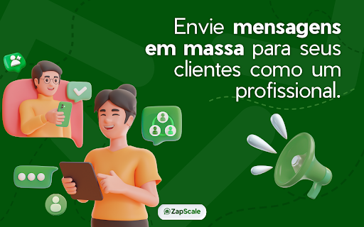 ZapScale - Automação WhatsApp Web com envio em massa screenshot 2