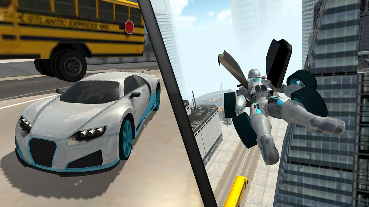   Flying Car Robot Simulator- 스크린샷 