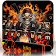 Nouveau thème de clavier Fire Skull Rider icon