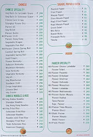 Ashoka's Fast Food menu 3