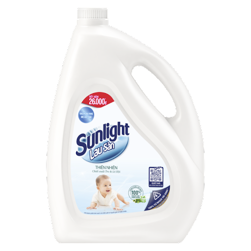 Nước lau sàn SUNLIGHT thiên nhiên 3.6kg