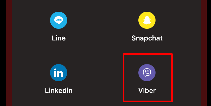 Viber chat widget