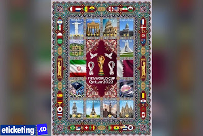 Iran World Cup Carpet Reveals to be Submitted to FIFA Museum -Image Source Tehran Times