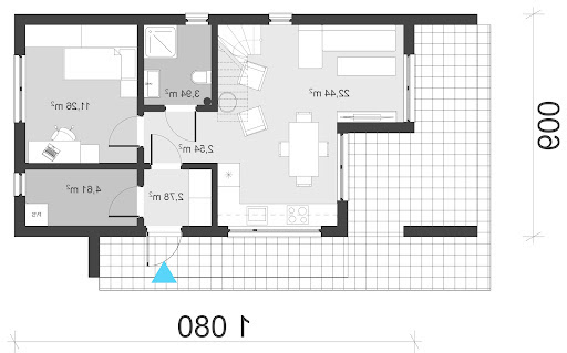 UA284v1 - Rzut parteru