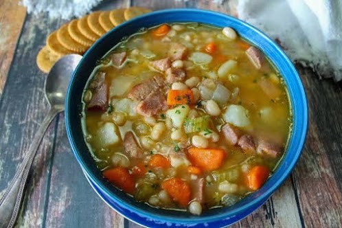 Crazy Old Bag Lady’s Bean & Ham Soup