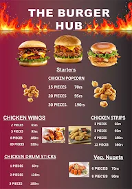 The Burger Hub menu 1