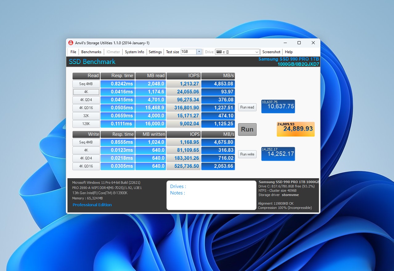 Anvil Benchmark