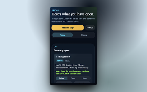 Contab screenshot 1