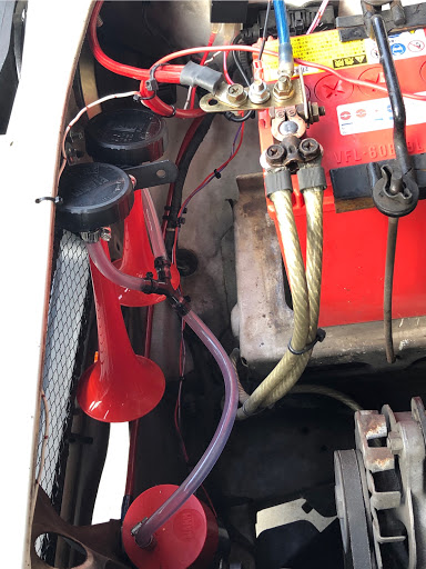 サニートラック のフェラーリホーン 旧車 スーパーカー ホーン交換に関するカスタム メンテナンスの投稿画像 車のカスタム情報はcartune