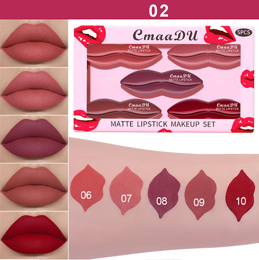 Title 14, Simple and Versatile Matte Lipstick Set for All...