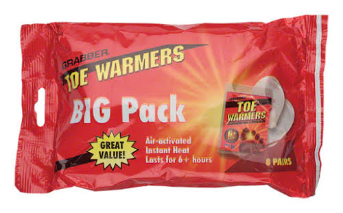 Grabber Toe Warmer 8-Pack