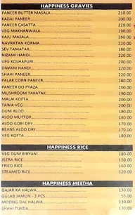 Happiness Dhaba menu 3