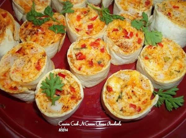 Tasty Crab N Cream Cheese Pinwheels_image