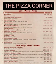 The Pizza Corner menu 1