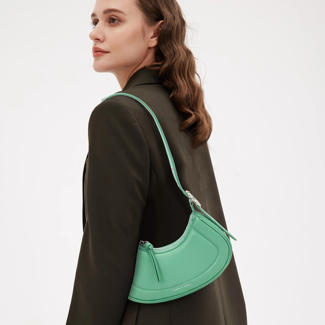 Title 6, Nouveau Sac Bandoulière Vert pour Femme, Épaule...