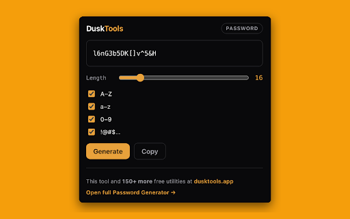 DuskTools | Password Generator