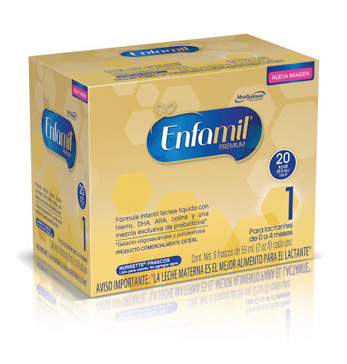 Fórmula Infantil Líquida Enfamil Etapa 1 Premium x 6 Frascos x 59 ml