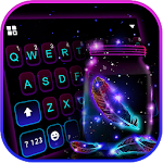 Cover Image of Download Neon Feathers Keyboard Theme 1.0 APK