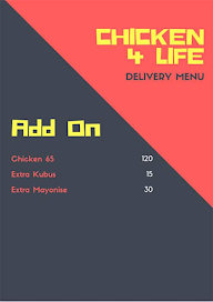 Chicken 4 Life menu 4