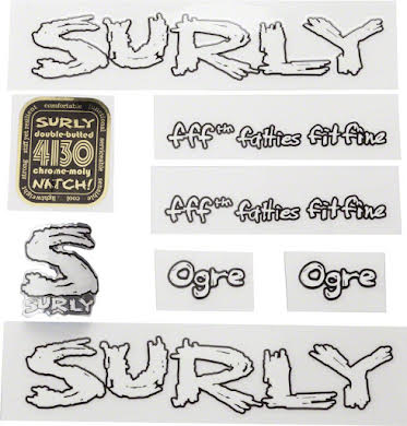 Surly Ogre Decal Set with Headbadge alternate image 0