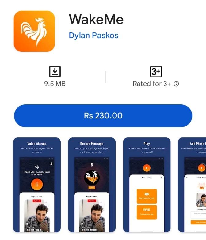 Wakeme App